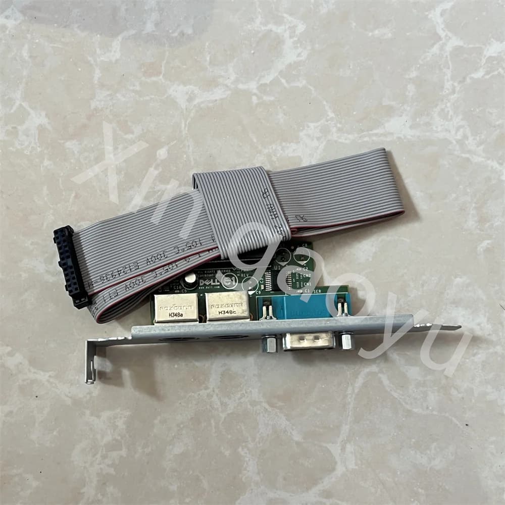 NEW I/O Serial & PS/2 Port Adapter Add-in Card w/ Cable 0F6VNT F6VNT For Dell Optiplex 360 380 580 740 760 780 / Vostro 470