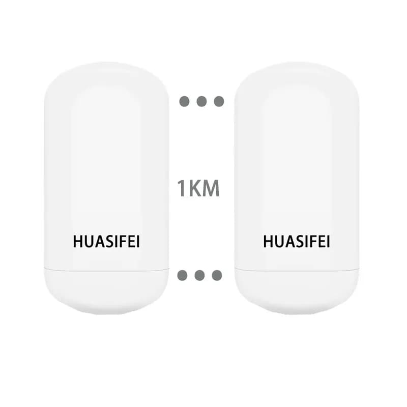 HUASIFEI 1KM Long Range 5.8g Bridge Wireless Support 24V POE And 12V DC Power Supply 450Mbps Wifi AP