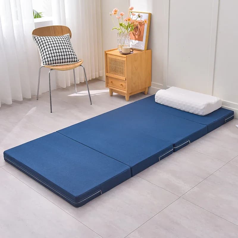 Single Foam Folding Mattress Foldable Tatami Yoga Mat for Floor Sleeping School Office Lunch Break Portable Mattresses