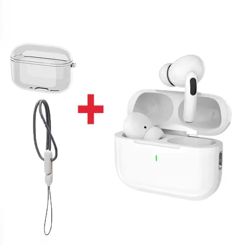 Airs Pro True Wireless Bluetooth Earphones Headphones Bin Lanyard HiFi Sound Low Latency Noise Reduction Earbuds for IOS Android