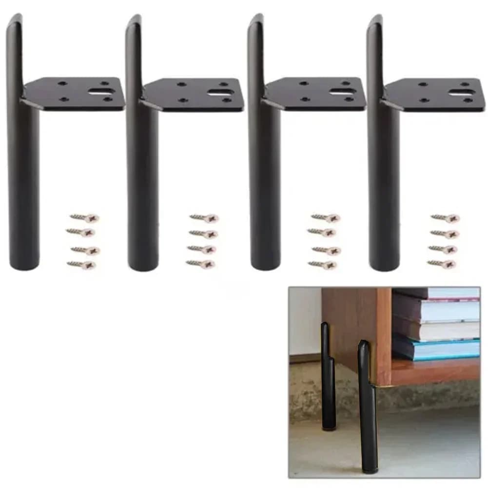 4pcs Metal Furniture Leg Adjustable Sofa Support Foot Hardware Sofa Bed TV Cabinet Table Stand Feet Replacement Furniture Feet