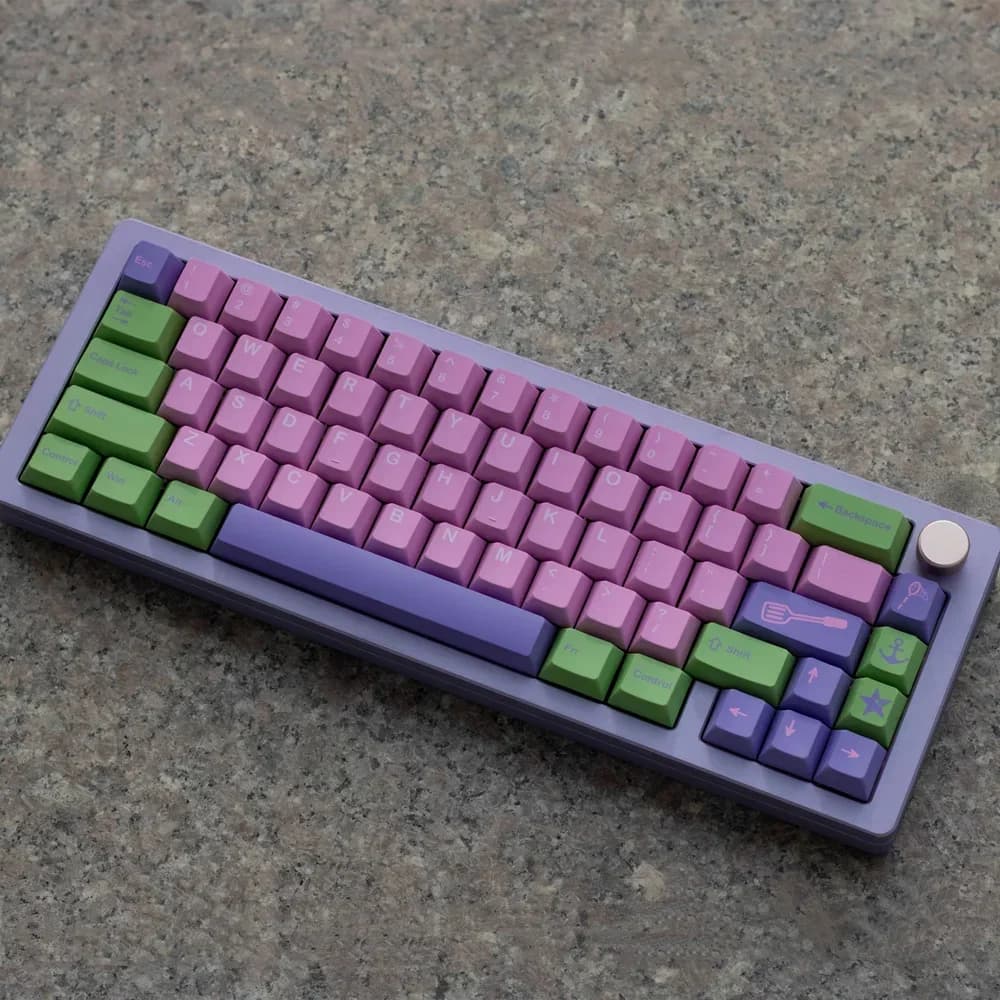 PBT 143 Keys GMK Clone Star Keycaps Cherry Profile 5 Side DYE Sublimation ISO Enter 1.75u 2u 2.25u Shift For Mechanical Keyboard