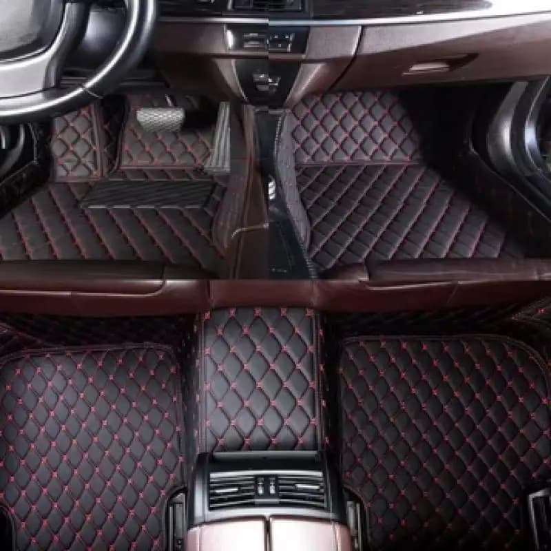 Customized For Ford Ranger 2011-2023  personalized luxury leather all-weather waterproof anti slip car floor mats