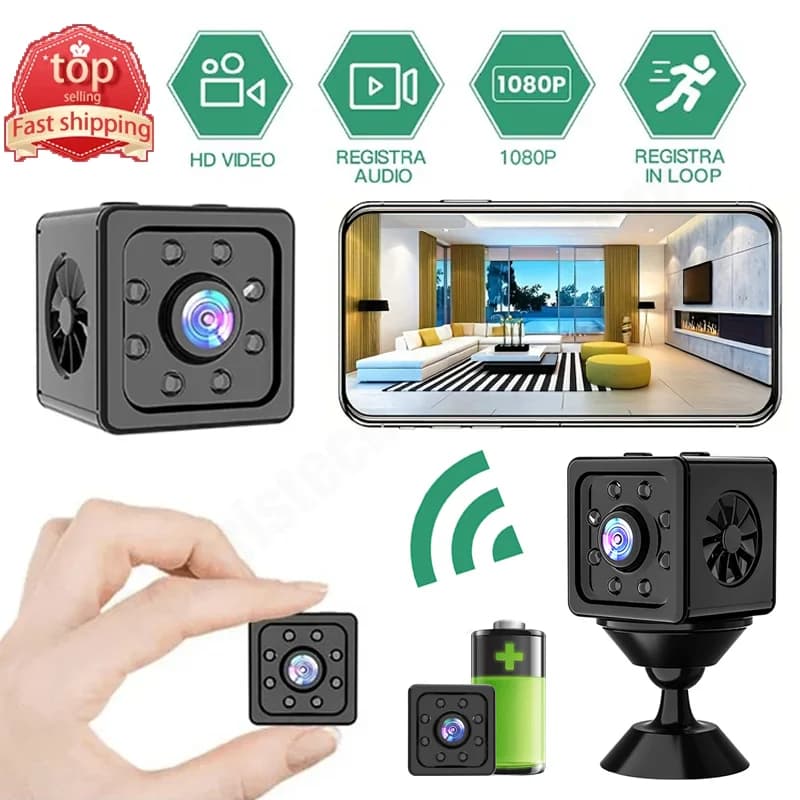 K13 Mini WiFi Camera 1080FHD Mobile Monitoring Infrared Night Vision Remote Monitor Security Surveillance Camcorder Home 2025