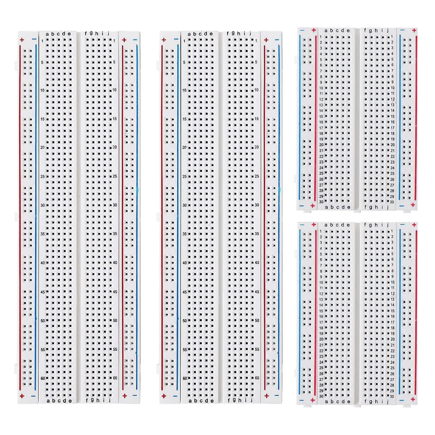 830 Point 400 Point Breadboard Kit Solderless Breadboards for Arduino Electronics for Circuits Projects Prototype Board