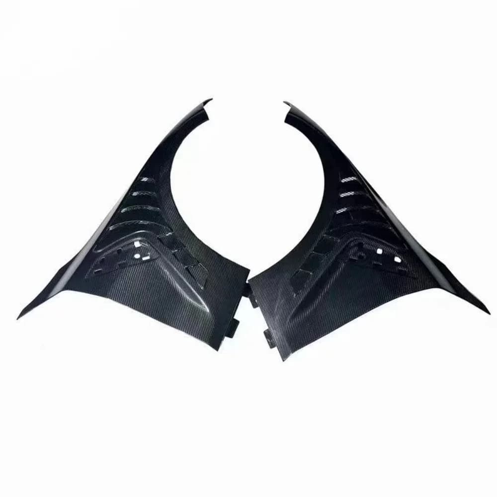 For BMW M3 G80 & M4 G82 Stylish Carbon Fiber Front Leaf Plate Body Part for  Refit  fiber front plate  BMWs 