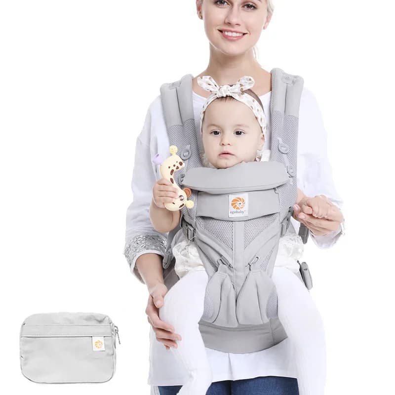 Egobaby 360 Omni Baby Carrier Cotton Breathable Ergonomic Backpacks Holder Shoulder Waist Belt Sling Suspenders