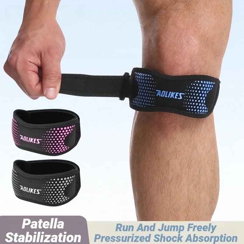 Adjustable Patella Brace Strap Kneepads Knee Support Pad Protective Sports Gear Basketball Volleyball Protector Tendon Straps