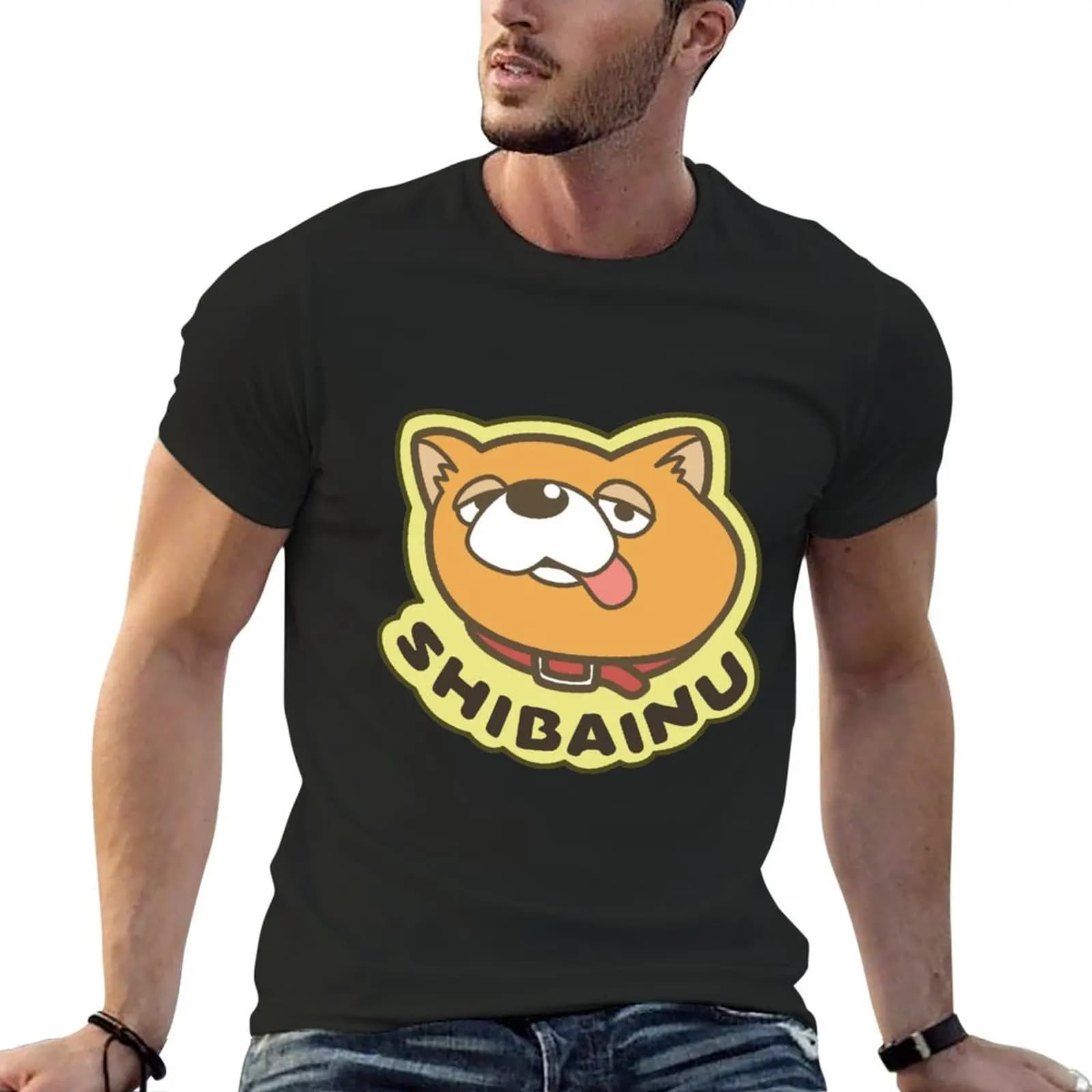The Way Of The Househusband - Shibainu Design T-Shirt summer top blanks quick drying Men's t-shirt