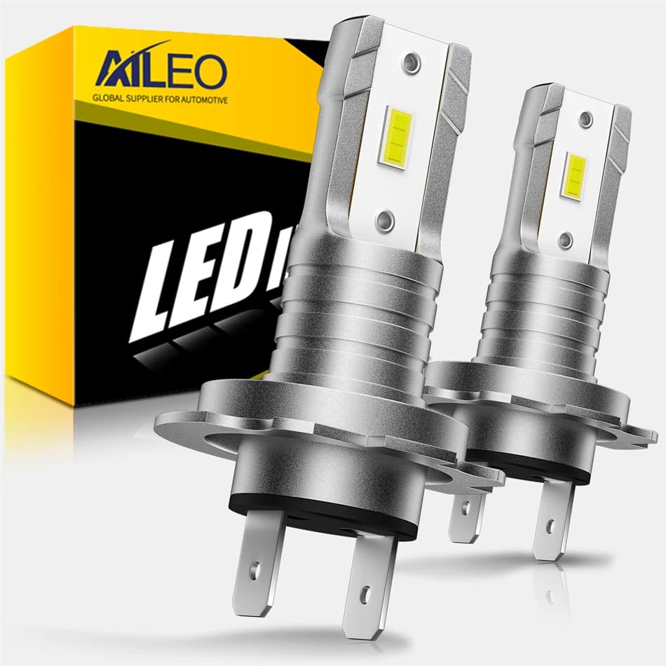 AILEO H7 Led Lights 15000LM For Car LED Headlight Bulb H11 H9 H8 9005 HB3 9006 HB4 H4 3000K 6500K Super Bright Fanless Plug&Play