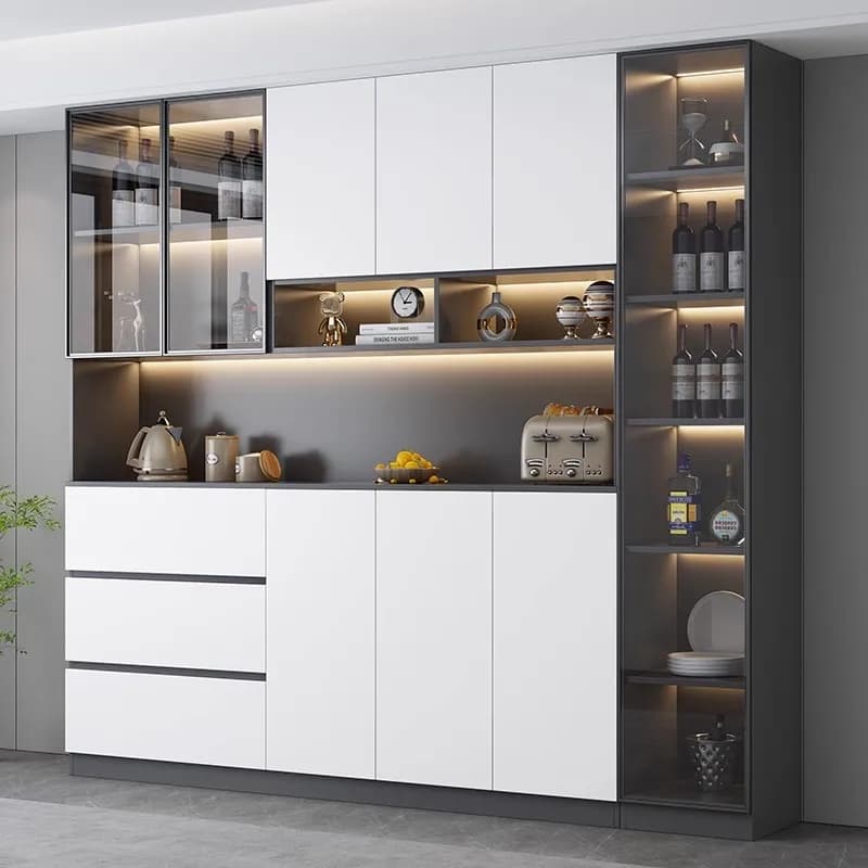 Bar Cabinet Luxury Whiskey Showcase Wine Decoration Antique Furniture Nordic Full Kitchen High End Drinks Wall Vitrine Hanging