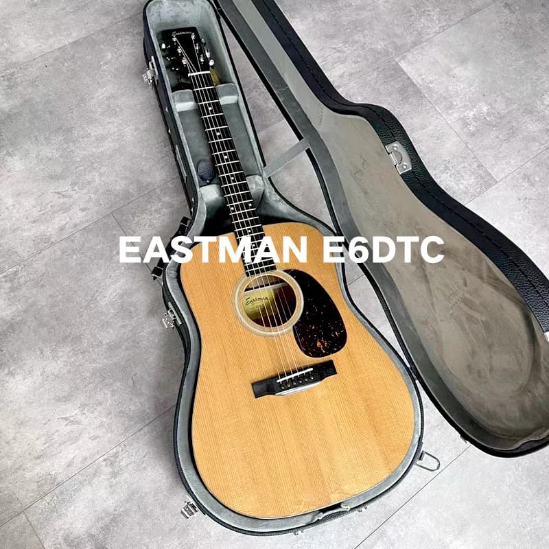 Eastman E6DTC full single folk guitar, American TC cured panel, Baoshi Huayin beam