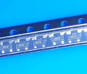 10PCS/50PCS/1000PCS   original  BS170FTA BS170F Silk screen MV SOT23 MOSFET N-CH 60V 150MA