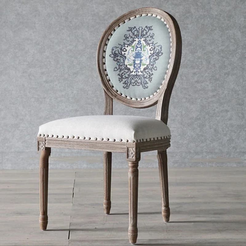 Mobile Accent Dining Chairs Creative Solid Wood Made Old Dining Chairs Living Room Garden Sillas Para Comedor Home Furniture