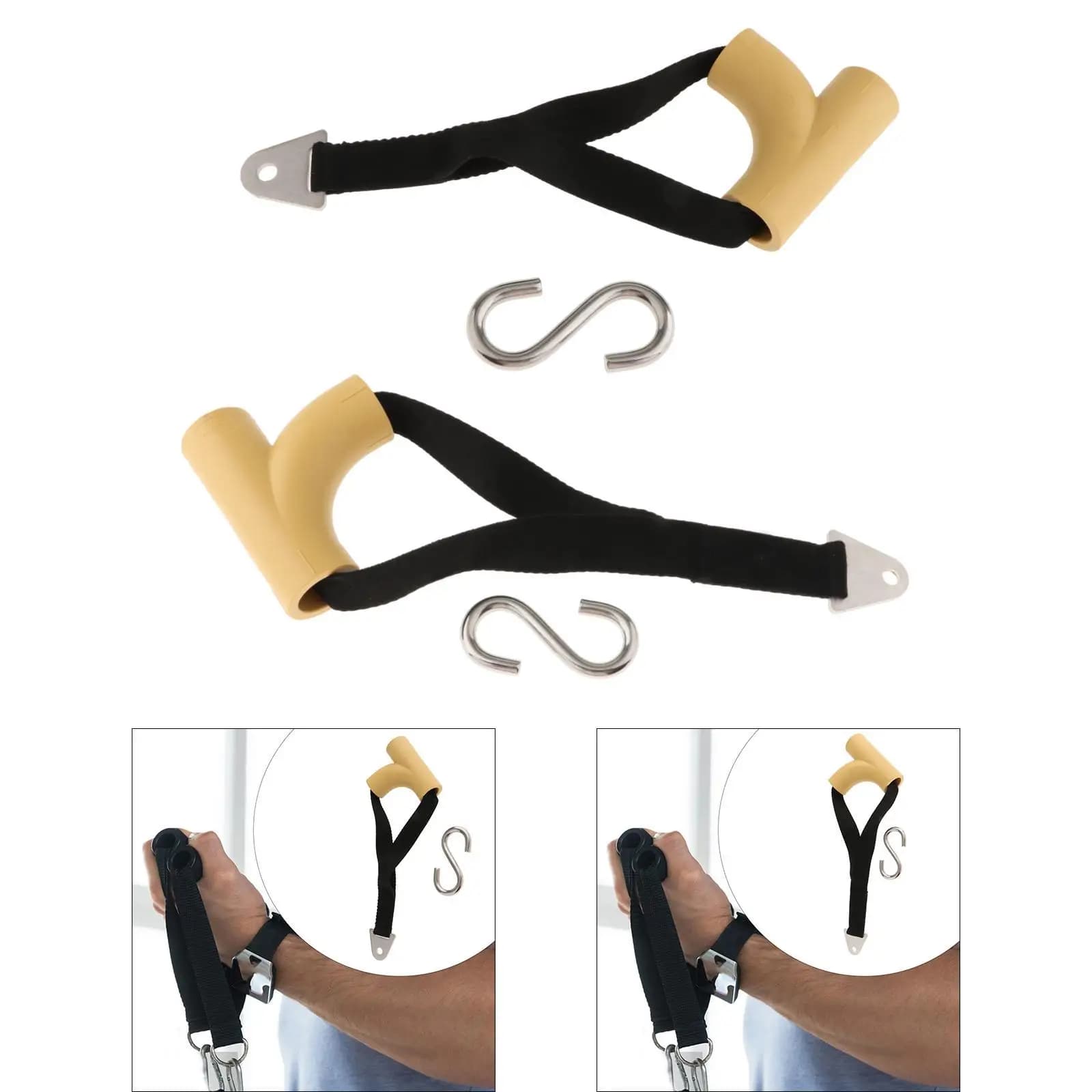 Wrist Hand Grip Lightweight Strength Training Device Anti Slip Arm Strengthening Multifunction Wrist Roller for Exercise Adults