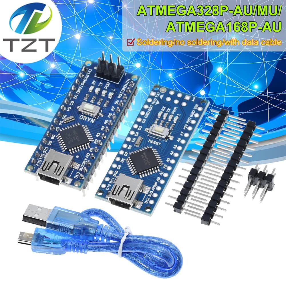 Nano Mini USB With the bootloader compatible Nano 3.0 controller for TZTrduino CH340 USB driver 16Mhz Nano v3.0 ATMEGA328P/168P
