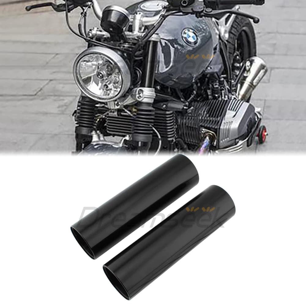 Black Motorcycle Upper Fork Cover for BMW R nineT Urban G/S Front Fork Suspension Tube Boot Guard Shock Absorber Protector CNC