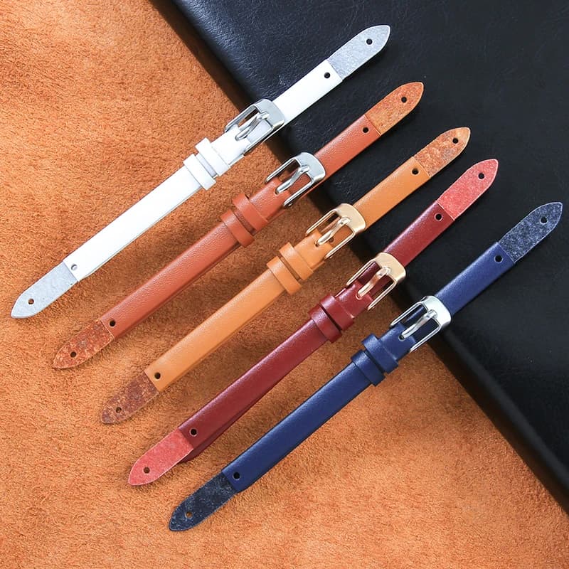 Top Layer Cowhide Exquisite Soft Watchbands for Fossil ES3861 ES4026 ES3862 ES4340 Es3565 Breathable Sweatproof Strap 8mm