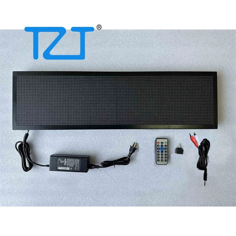 TZT AS1000 2P5 128x32/3P5 Dot Professional Full Color RGB Music Spectrum Display with Aluminum Alloy Shell HiFi KTV Rhythm Light