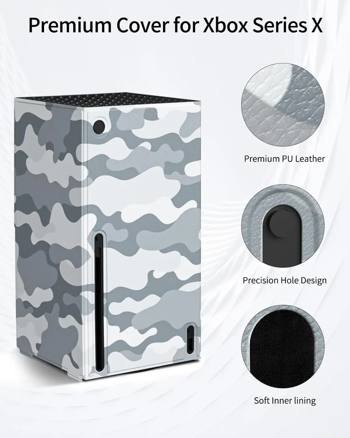 PU Full Set Protective Decal For XBOX Series X/S  Shell Accessories  Protective Cover Hard Faceplate Fit