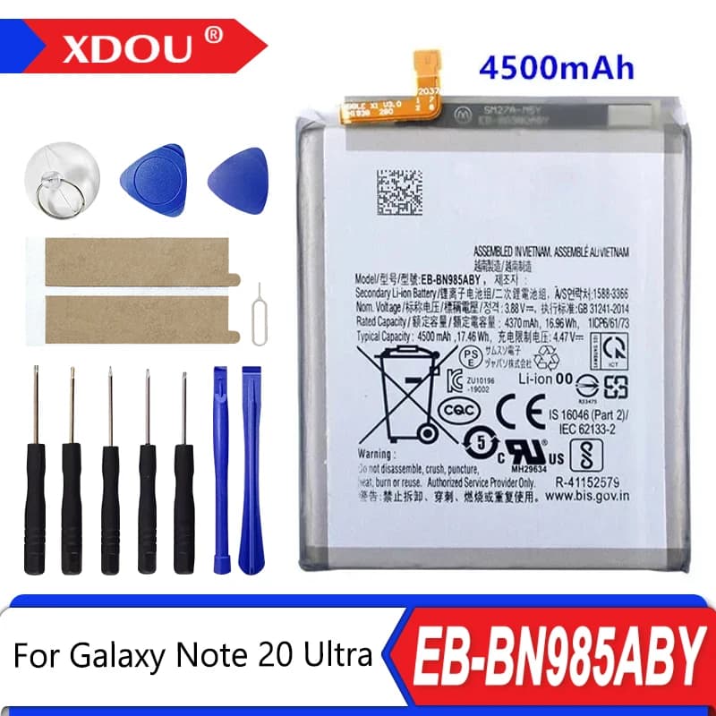 Brand New EB-BN985ABY 4500mAh Replacement Battery For Samsung Galaxy  Note 20 Ultra Note20 Ultra Phone Batteries
