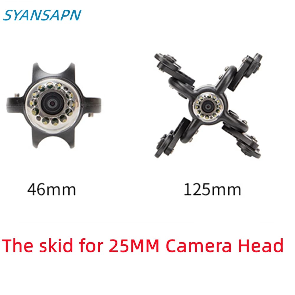 The Skid for 25MM Pipe Camera Head And The protector of  Drain Sewer Pipeline Industrial Endoscope camera