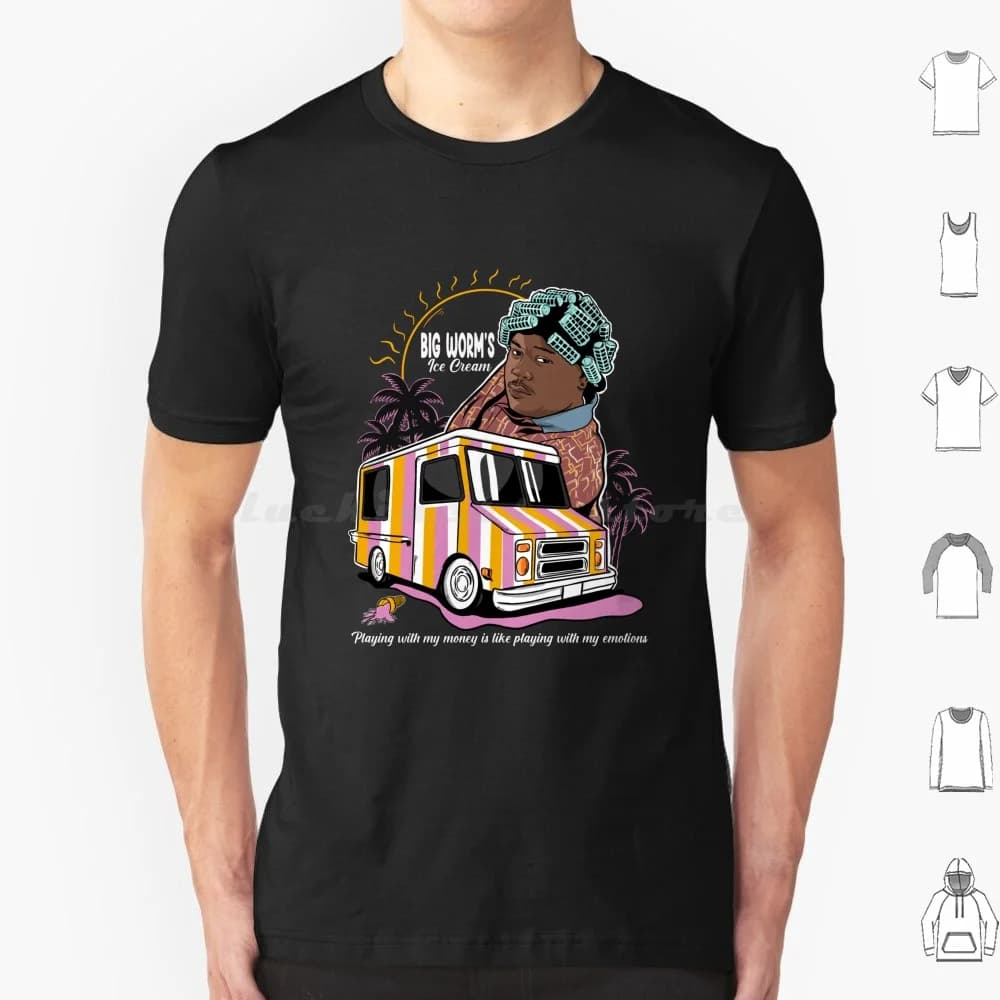 Big Worm's Ice Cream T Shirt Men Women Kids 6xl Friday Movie Movies Big Worm Ice Cream Ice Cream Truck