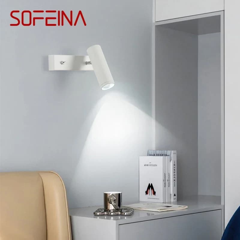 SOFEINA Contemporary Wall Lamp Indoor Living Room Bedroom Bedside Lamp Nordic Art Hotel Corridor Hallway LED Wall Lamp