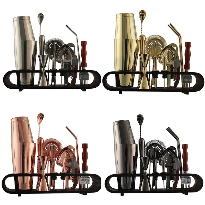 Starter bartender set Bar bartending tool Boston American three-stage shaker Japanese bartending ice chisel