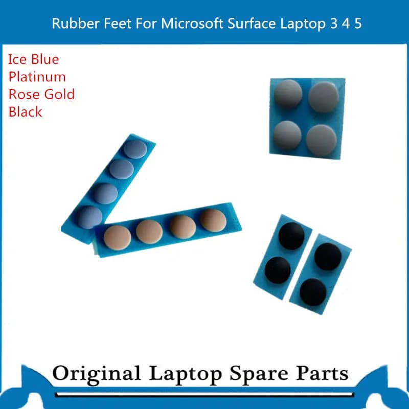 New Rubber Feet  For Surface Laptop 3  4  5 6 Bottom Case Foot Pad  1872 1868 1952 1867 1950 1958 Sliver Gold Ice Blue Black