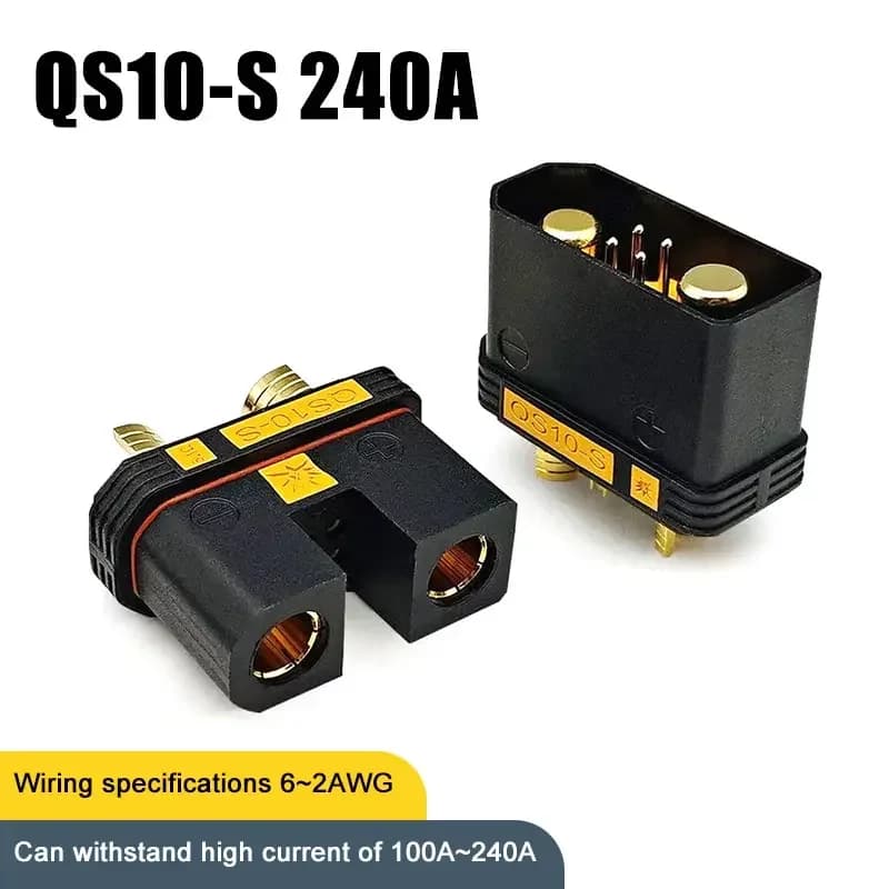 240A Male Female Aircraft Model Forklift Plug DC 750V Electric Vehicle Charging Head Battery High Current Quick Connector