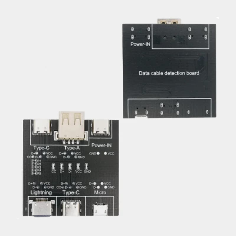 USB Data Cable On-Off Detection Board for Micro Type-C Port DT3 USB Cable Tester Fast Detection Lightweight Durable
