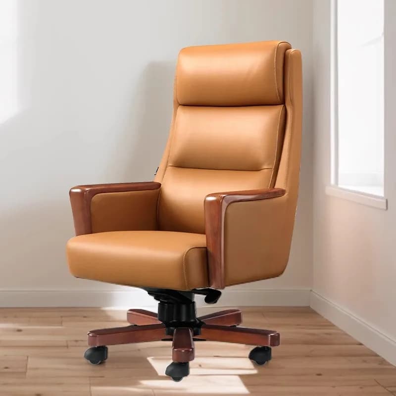 Chaise Design Swivel Chair Visitor Office Chairs Recliner Footrest Clients Comfortable Wheels Relax Sillas De Oficina Furniture