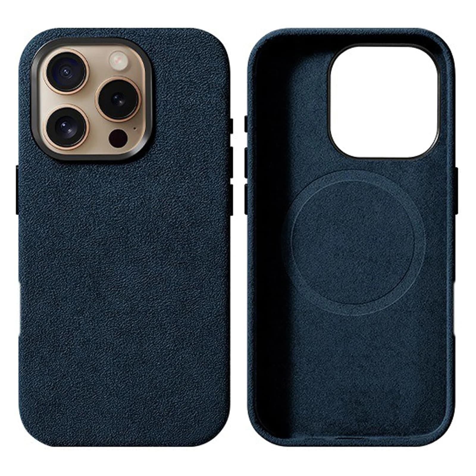 Case for iPhone 16/16 Plus/16 Pro/16 Pro Max, Handmade Luxurious Soft Touch Cover [Compatible with Magnetic] Anti-Slip & Durable