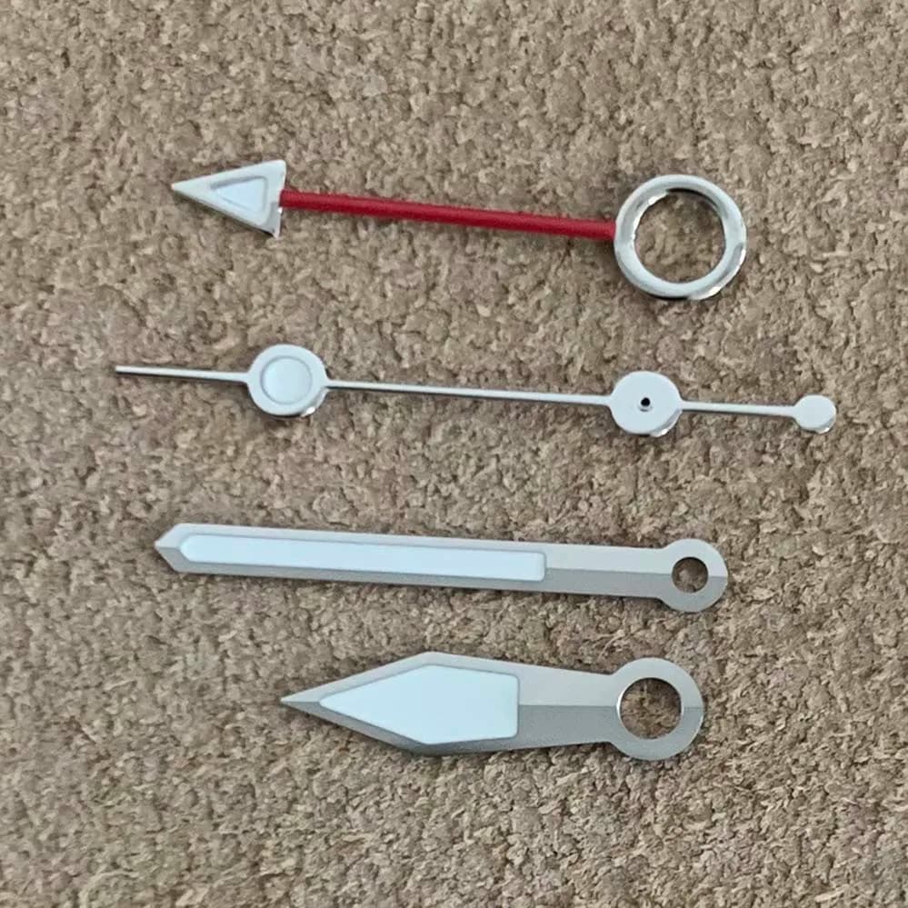 New Watch Hands GMT Hands Green Luminous Modified Watch Accessories for NH34/NH35/NH36/4R/7S Movement