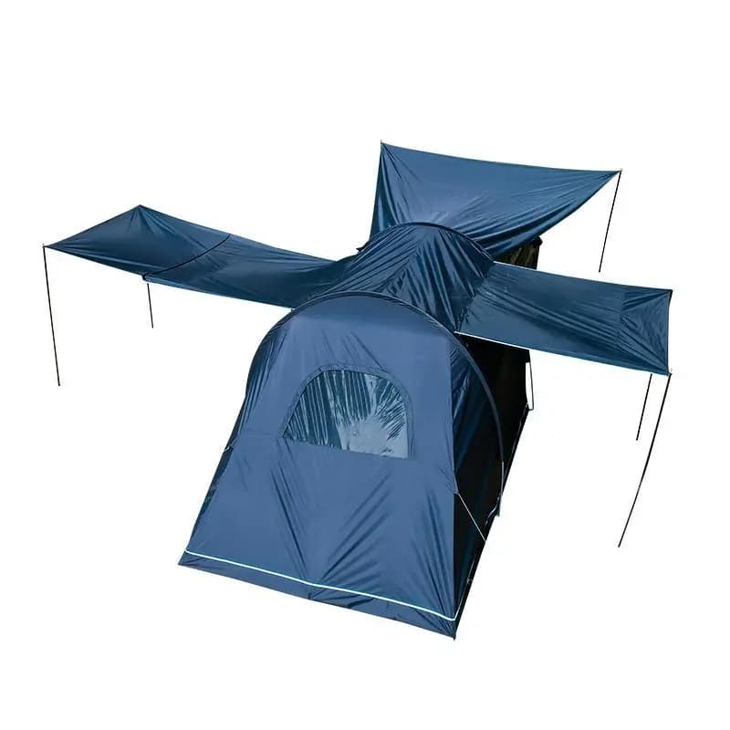 Carbon Steel Pole Family Large Space Truck Tailgate Naturehike Camping Tent Car Side Tent Canopy Camping Car Rear Tent For Suv