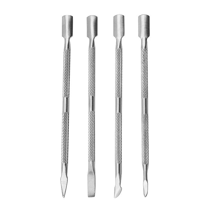 Double-ended Stainless Steel Cuticle Pusher Dead Skin Push Remover For Pedicure Manicure Nail Art Cleaner Care Tool Factory Sale