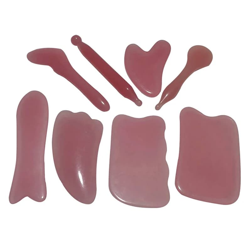 Resin Beeswax Guasha Massager Head Meridian Massage Comb Face Neck Acupuncture Therapy Gouache Scraper Scalp Relaxation