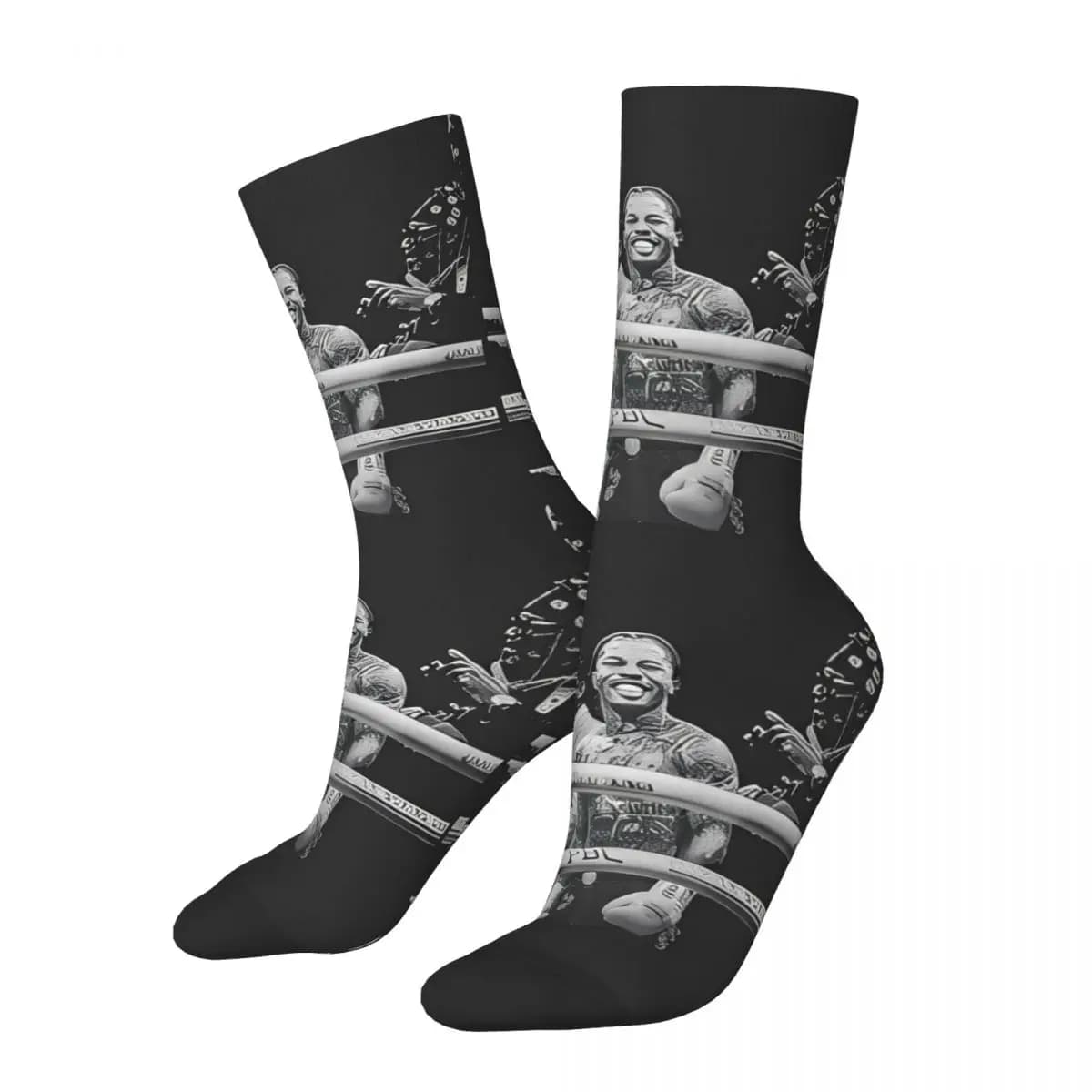 Tank Gervonta Davis Socks Trendy Stockings Autumn Anti Bacterial Women Socks Quality Graphic Climbing Socks