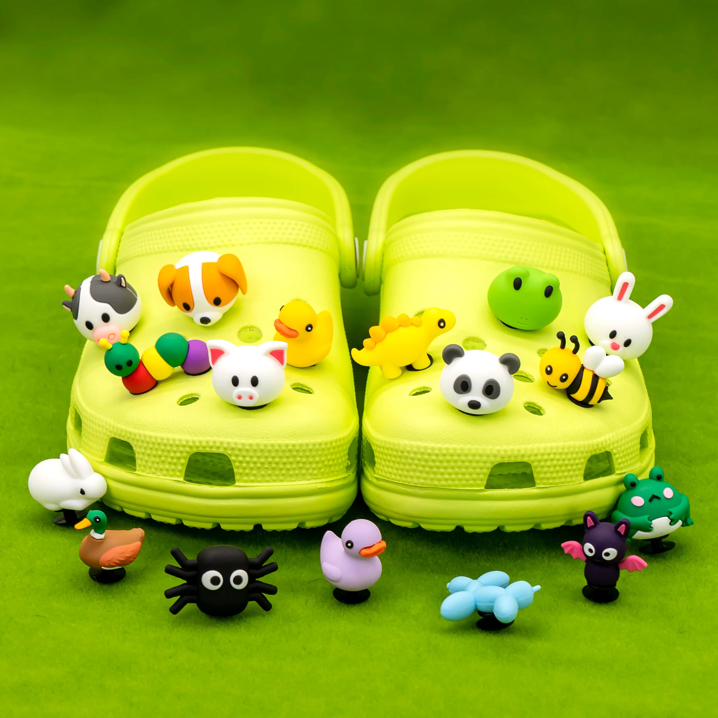 1pcs 3D Shoe Charms for Kids Dinosaur Dog Duck Shoe Accessories Animal Pins Cute Decorations for Woman Men Gifts Clog Buckles