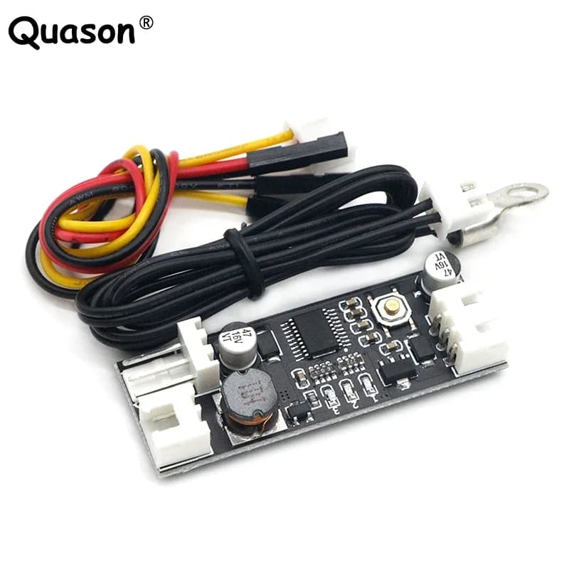12V 0.8A DC PWM 2-3 Single Wire Fan Temperature Control Speed Controller Chassis Computer Noise Reduction Module NTC B50K 3950