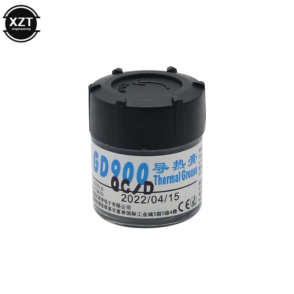 GD900 Thermal Conductive Grease Paste Silicone Heatsink Compound Net Weight 30 Grams Gray For Computer CPU processor