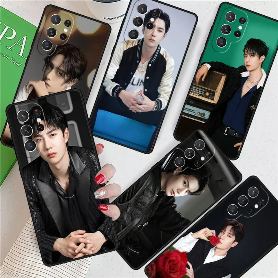 WangYibo actor The Untamed For Samsung Galaxy S24 Ultra S21 S22 S8 S9 S10 5G Note 10 20 Plus FE S23 Phone case Cover