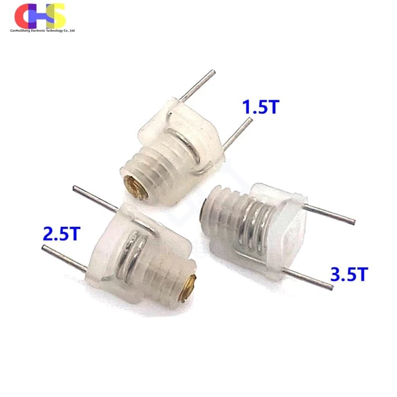 20pcs MD0707 Adjustable Inductor 7*7-1.5T 7*7-2.5T 7*7-3.5T Molded Inductor Hollow Coil Inductor Inductance 7*7
