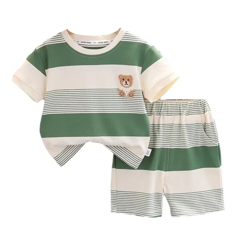 New Summer Baby Girls Clothes Suit Infant Boys Clothing Children T-Shirt Shorts 2Pcs/Sets Toddler Casual Costume Kids Tracksuits