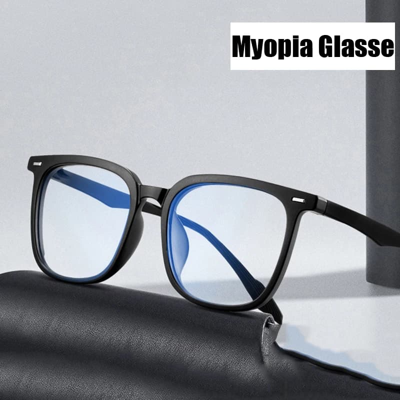 Luxury Blue Light Blocking Myopia Glasses Women Men's Minus Diopter Eyewear Fashion Near-sighted Glasses Prescription Eyeglasses