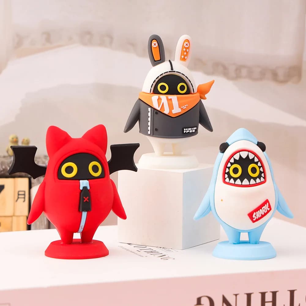 Zenless Zone Zero Cosplay Bangboo Sharkboo Devilboo Figures Model Anime Cartoon Collection Statue Halloween Party Birthday Gifts