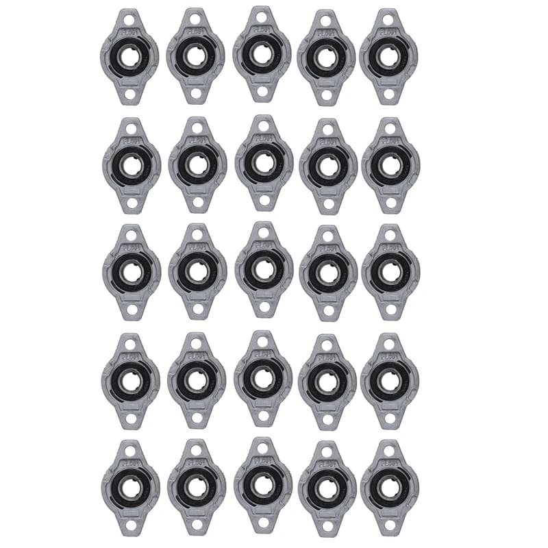 20X FL001 Zinc Alloy 12Mm Bore Self Aligning Pillow Block Bearing Flange