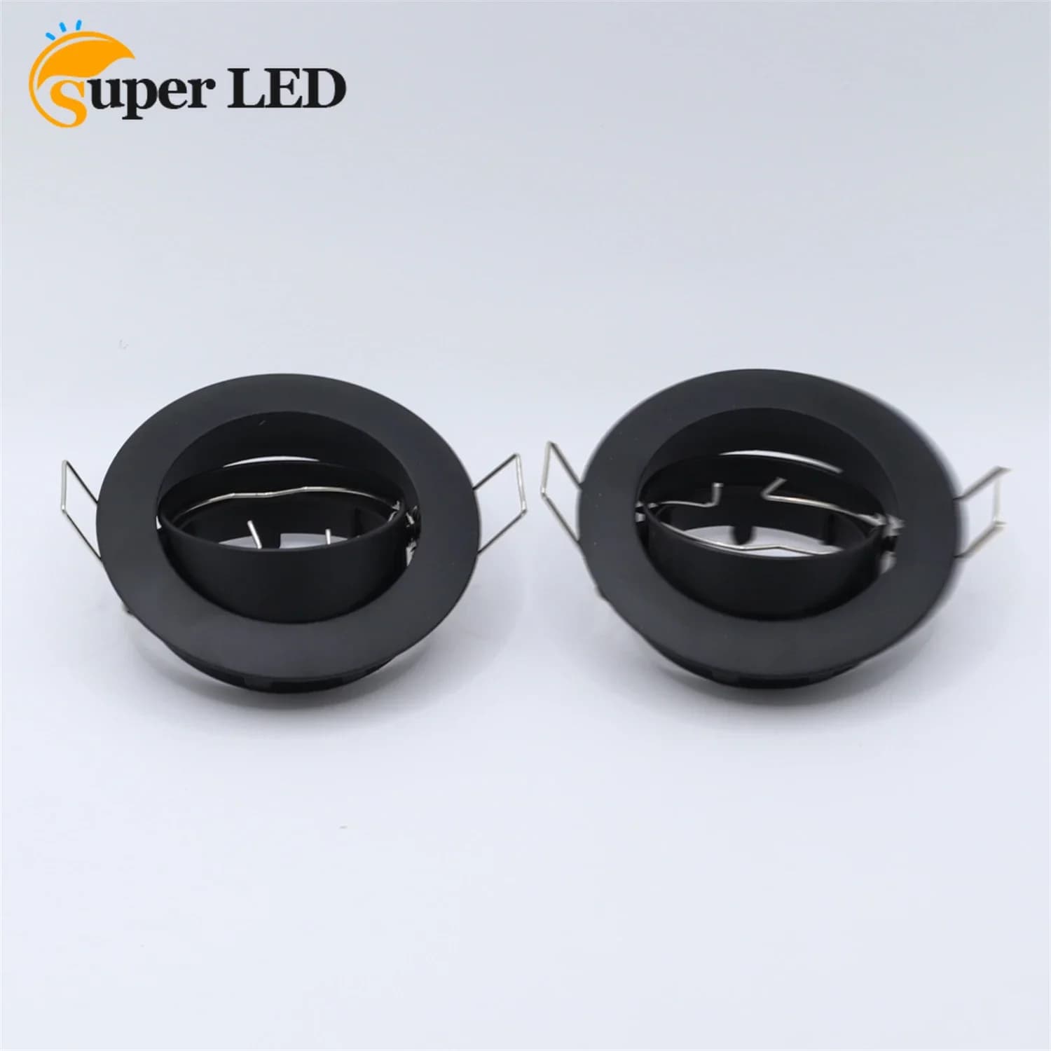 Mounting Ring GU10 Mounting Frame Spot Light LED Satin Nickel Black Cut Out 70mm Fixture Frame