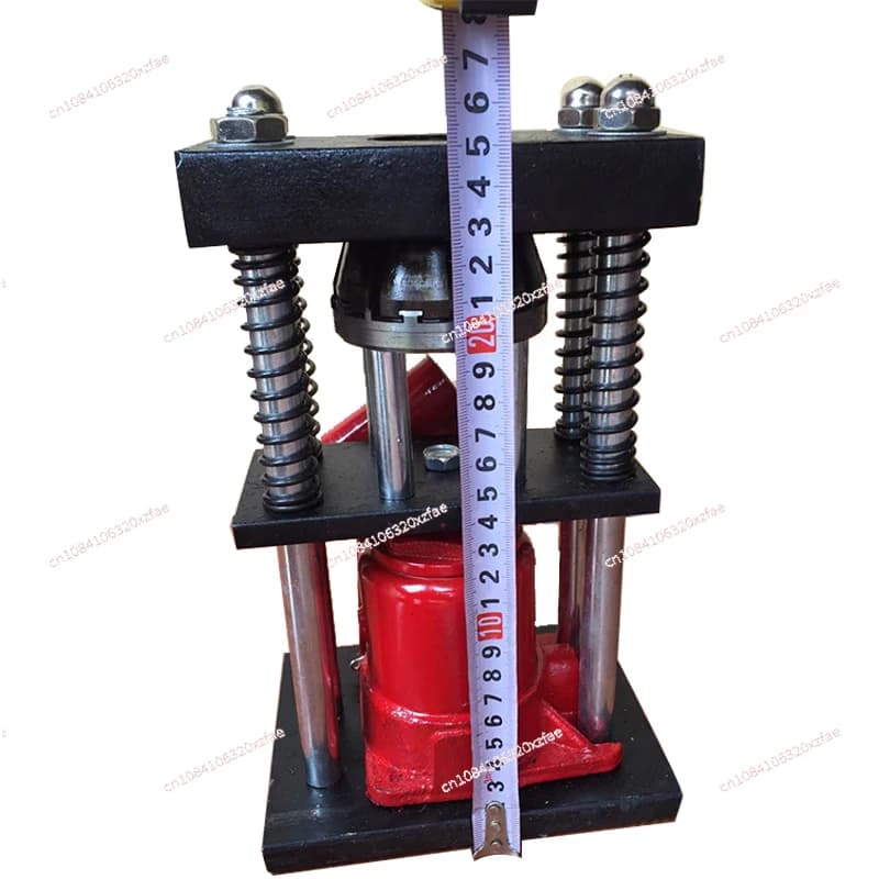 High Pressure Pipe Press Machine Manual Hydraulic Pipe Press Sprayer Spraying Tube High Pressure Hose Press Joint Machine